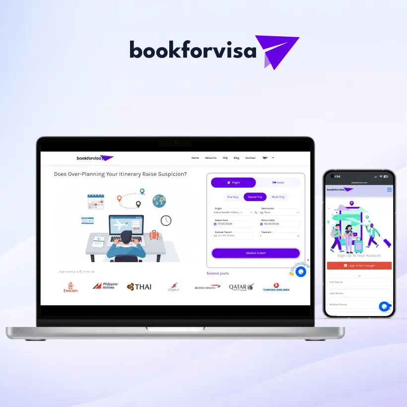 BookForVisa Book Your Tickets